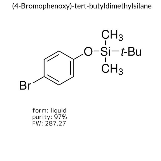 (4-Bromophenoxy)-tert-butyldimethylsilane, 1 X 25 mL (444774-25ML)