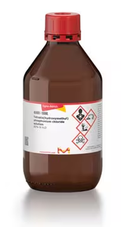 Tetrakis(hydroxymethyl)phosphonium chloride solution, 1 X 500 mL (404861-500ML)
