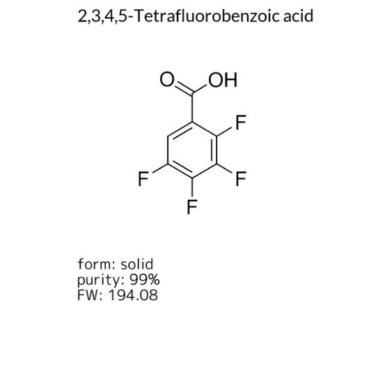 2,3,4,5-Tetrafluorobenzoic acid, 1 X 25 g (326267-25G)