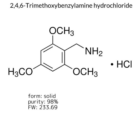 2,4,6-Trimethoxybenzylamine hydrochloride, 1 X 5 g (300985-5G)