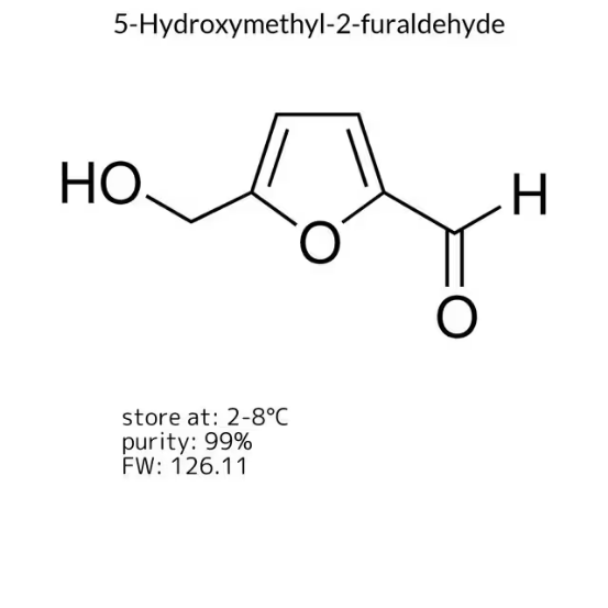 5-Hydroxymethyl-2-furaldehyde, 1 X 5 g (H40807-5G)