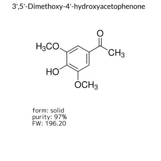 3′,5′-Dimethoxy-4′-hydroxyacetophenone, 1 X 5 g (D134406-5G)