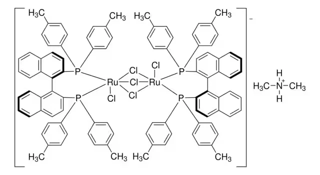 (R)-[(RuCl(T-BINAP))₂(μ-Cl)₃[NH₂Me₂], 1 X 100 mg (692441-100MG)