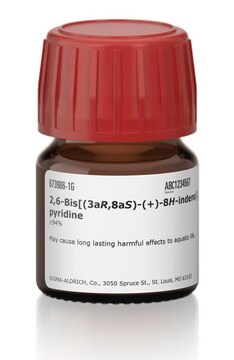 2,6-Bis[(3aR,8aS)-(+)-8H-indeno[1,2-d]oxazolin-2-yl)pyridine, 1 X 250 mg (673986-250MG)