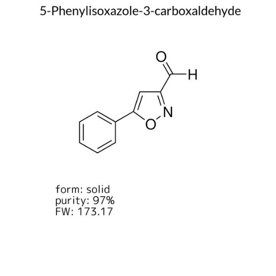 5-Phenylisoxazole-3-carboxaldehyde, 1 X 1 g (645060-1G)