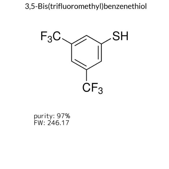 3,5-Bis(trifluoromethyl)benzenethiol, 1 X 10 mL (536083-10ML)