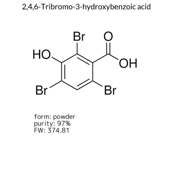 2,4,6-Tribromo-3-hydroxybenzoic acid, 1 X 5 g (439533-5G)
