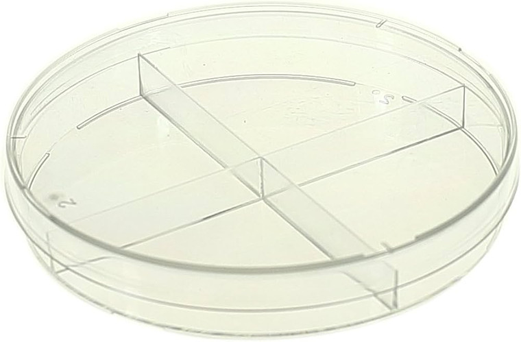 Petri Dish, X-Plate (4-Section)