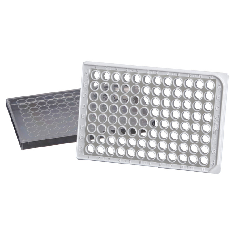 ASI™ 96 Well Sterile White Plate with clear bottom, TC treated