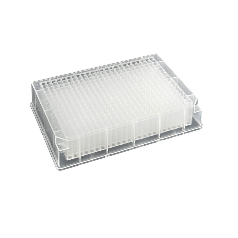 CellPro™ Deep Well Plate, 384 Square Well, 240µL, 24.9mm height, V-bottom, PP, 5 bags of 10 pieces, 50/Cs