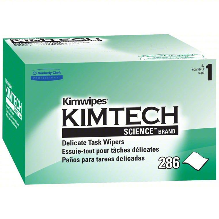 Kimtech® Science Kimwipes® Delicate Task Wipers, 1-Ply, 4.4" x 8.4" (11.18 x 21.34 cm)