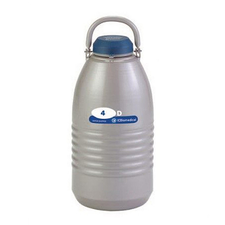 IC Biomedical® 4D-11M, Vapor Cryogenic Shipper with 11" Canisters, “dry shippers”, 4.1L (Capacity: 48 x 2.0 ml vials)