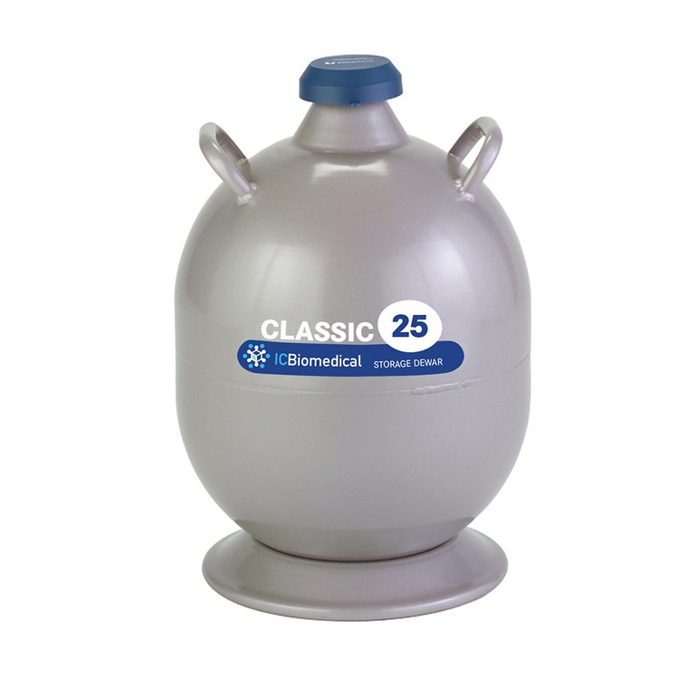 IC Biomedical® Classic 25 Aluminum Cryogenic Dewar, (Capacity: 25L)