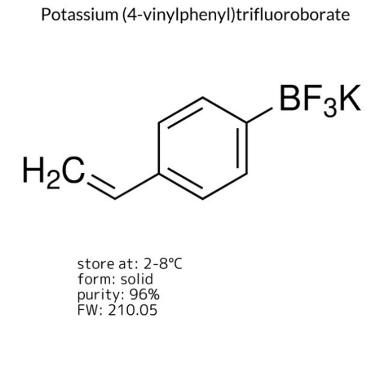 Potassium (4-vinylphenyl)trifluoroborate, 1 X 5 g (723541-5G)