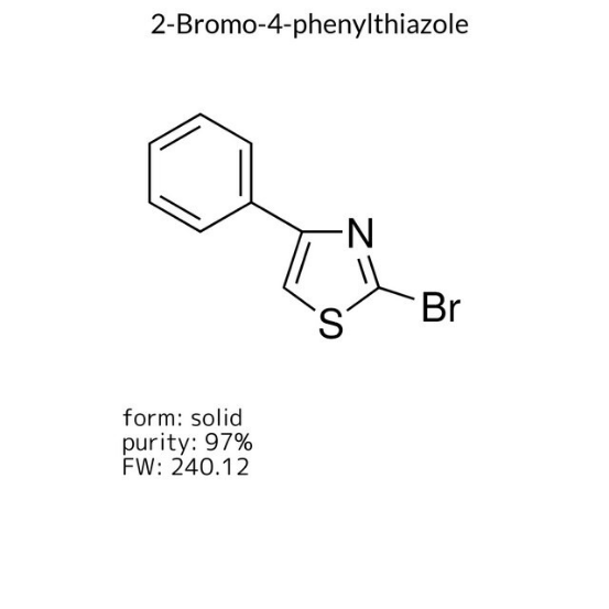 2-Bromo-4-phenylthiazole, 1 X 5 g (719617-5G)