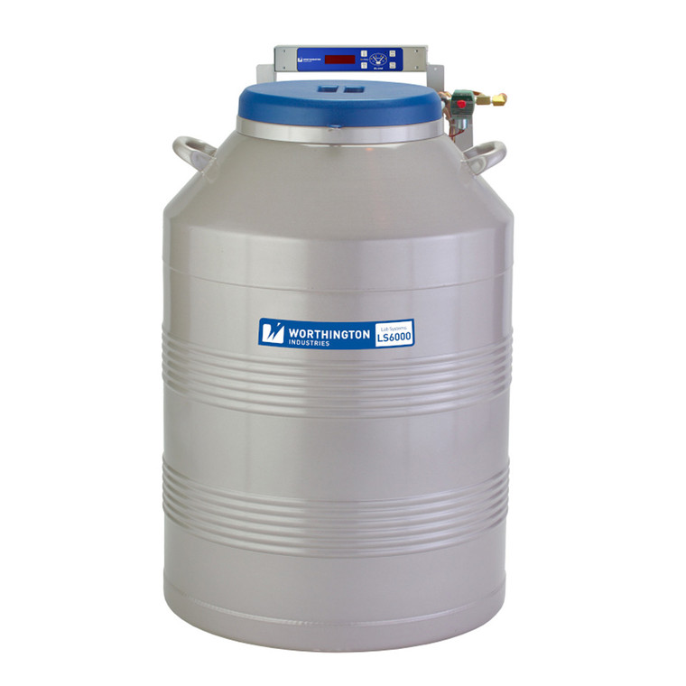 IC Biomedical® LS6000-CS100 Cryogenic Sample Storage Refrigerator with CS100 Controller & Racks, (Capacity: 6000 x 2.0ml vials)