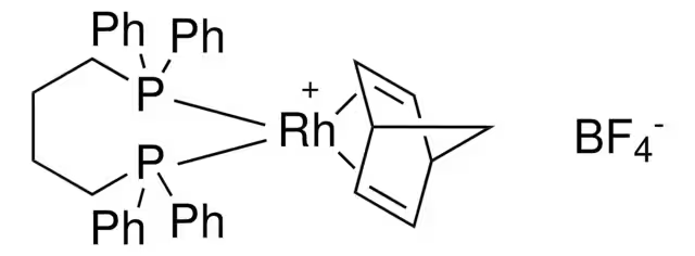 (Bicyclo[2.2.1]hepta-2,5-diene)[1,4-bis(diphenylphosphino)butane]rhodium(I) tetrafluoroborate, 1 X 100 mg (341126-100MG)