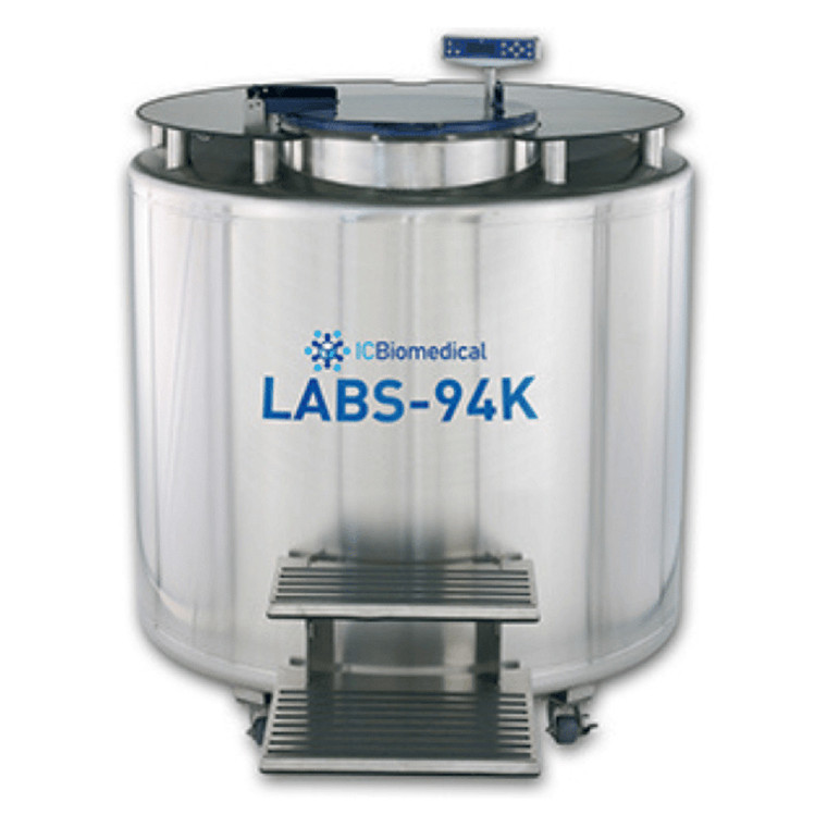 IC Biomedical® LABS94K, Liquid Nitrogen (LN2) Freezers System Base without Controller, Capacity: 93,000 x 2.0ml vials)