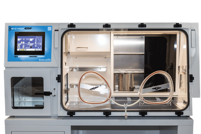Shel Lab™ Bactron 400HP Anaerobic Chamber (glove box) and Incubator with Capacity for 400 Petri Dishes