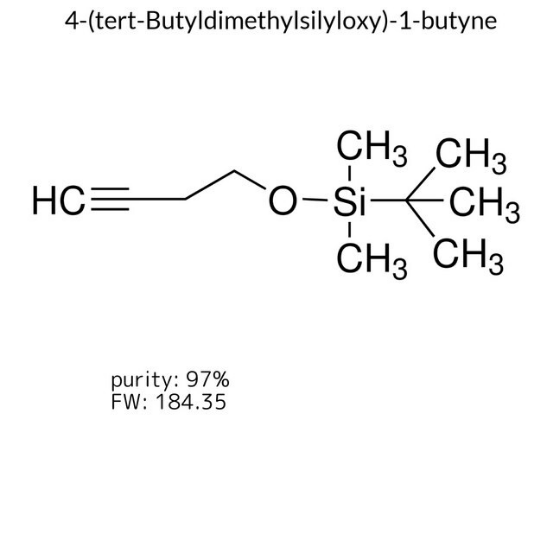 4-(tert-Butyldimethylsilyloxy)-1-butyne, 1 X 25 mL (541672-25ML)