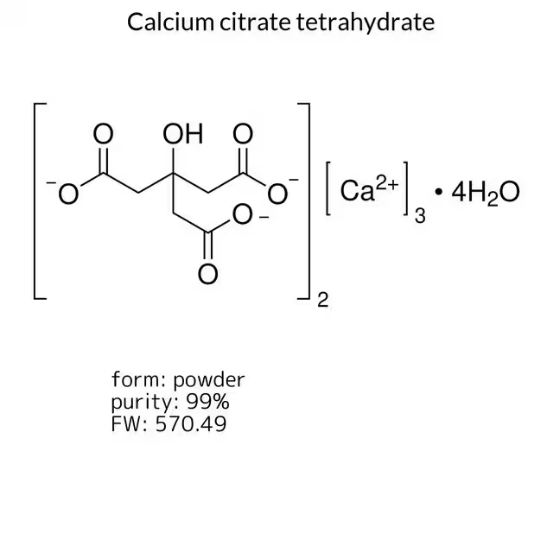 Calcium citrate tetrahydrate, 1 X 250 g (359734-250G)