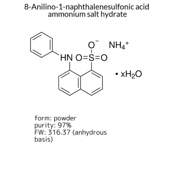 8-Anilino-1-naphthalenesulfonic acid ammonium salt hydrate, 1 X 5 g (216909-5G)