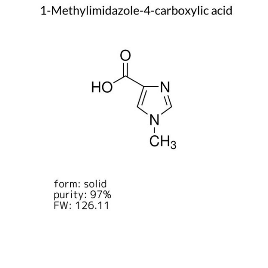 1-Methylimidazole-4-carboxylic acid, 1 X 500 mg (679720-500MG)