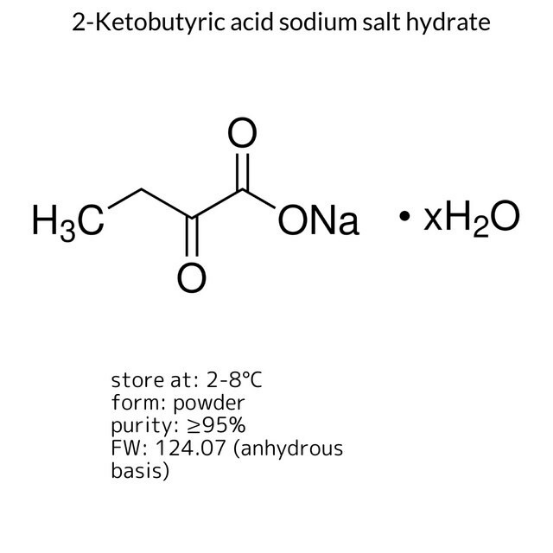 2-Ketobutyric acid sodium salt hydrate, 1 X 5 g (464422-5G)