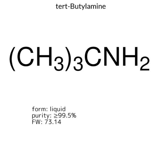 tert-Butylamine, 1 X 100 mL (391433-100ML)