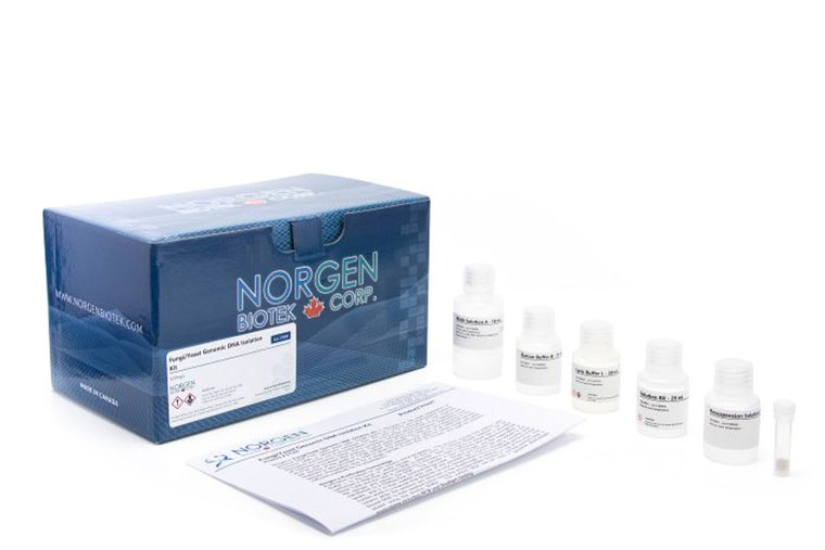 Norgen Biotek™ Fungi/Yeast Genomic DNA Isolation Spin Column Kit, 50 Preps