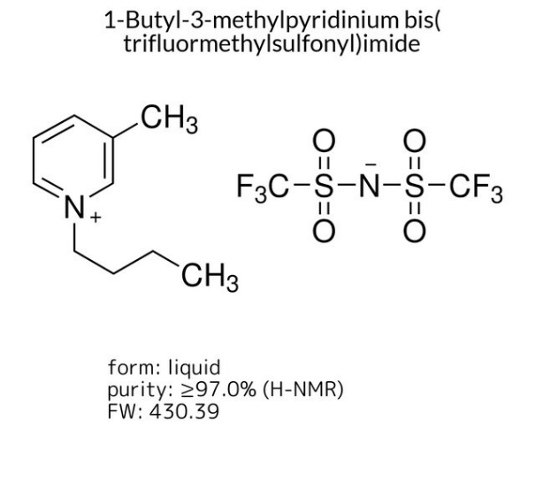 1-Butyl-3-methylpyridinium bis(trifluormethylsulfonyl)imide, 1 X 1 g (14654-1G-F)
