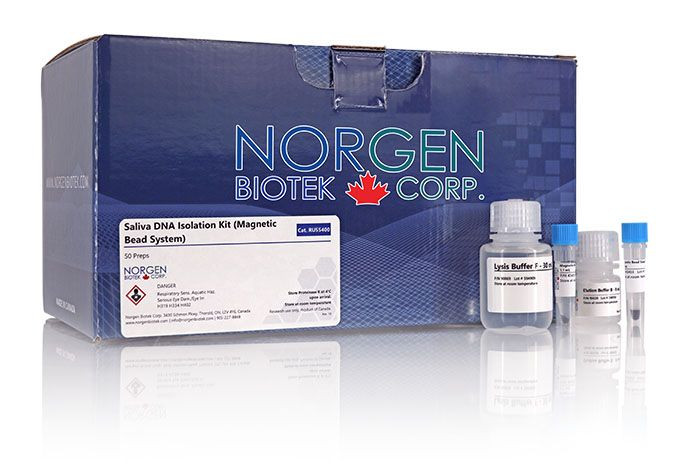 Norgen Biotek™ Saliva DNA Isolation Kit (Magnetic Bead System), 50 Preps
