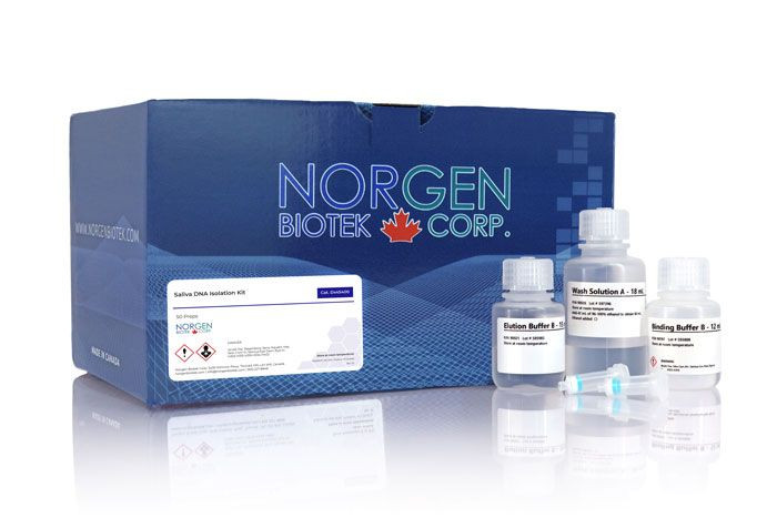 Norgen Biotek™ Saliva DNA Isolation Spin Column Kit Dx, 50 Preps