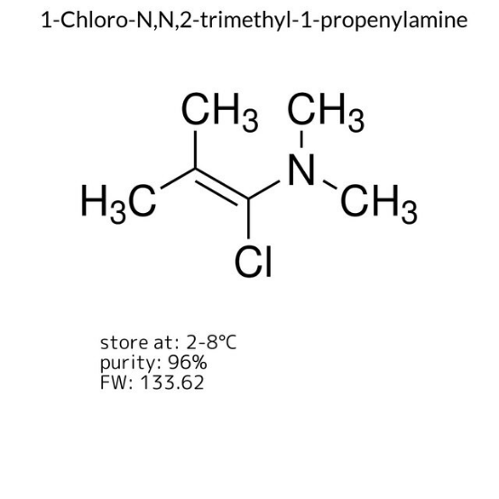 1-Chloro-N,N,2-trimethyl-1-propenylamine, 1 X 5 mL (498270-5ML)