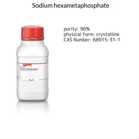 Sodium hexametaphosphate, 1 X 1 kg (305553-1KG)