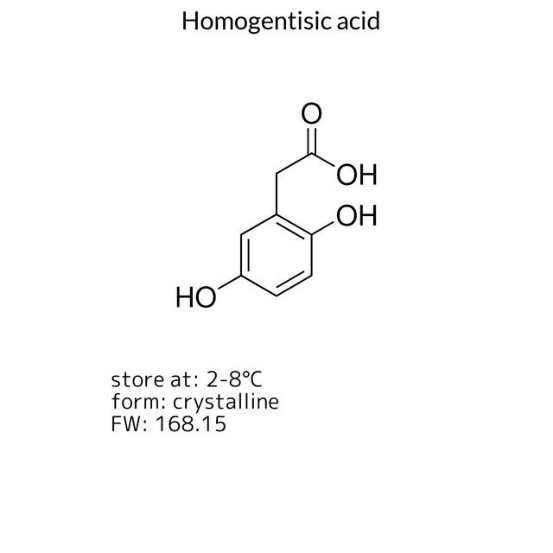 Homogentisic acid, 1 X 100 mg (H0751-100MG)