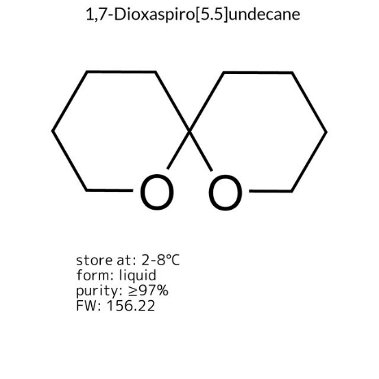 1,7-Dioxaspiro[5.5]undecane, 1 X 500 mg (D7151-500MG)