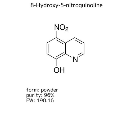 8-Hydroxy-5-nitroquinoline, 1 X 5 g (140325-5G)