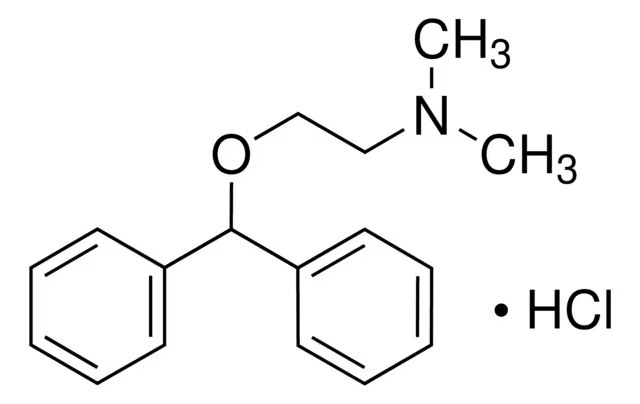 Diphenhydramine hydrochloride, 1 X 1 g (PHR1015-1G)
