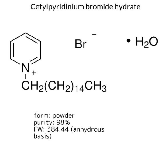 Cetylpyridinium bromide hydrate, 1 X 100 g (285315-100G)