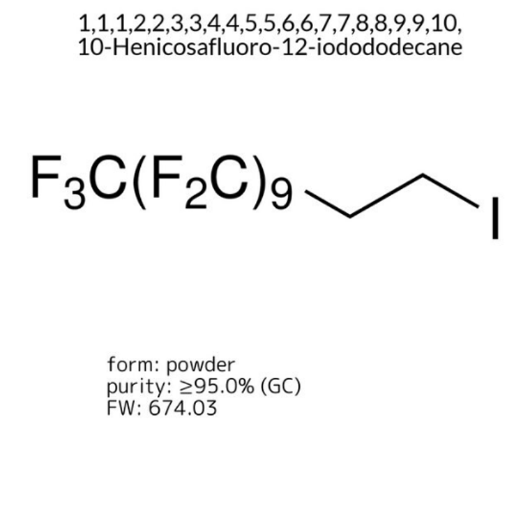 1,1,1,2,2,3,3,4,4,5,5,6,6,7,7,8,8,9,9,10,10-Henicosafluoro-12-iodododecane, 1 X 2.5 g (91987-2.5G-F)