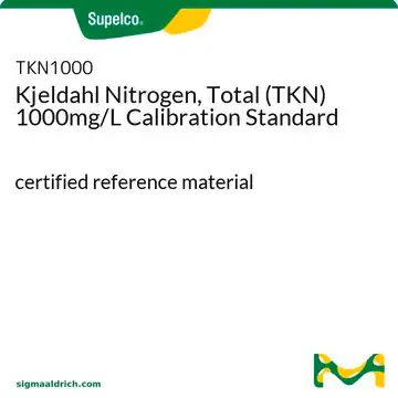Kjeldahl Nitrogen, Total (TKN) 1000mg/L Calibration Standard, 1 X 100 mL (TKN1000-100ML)