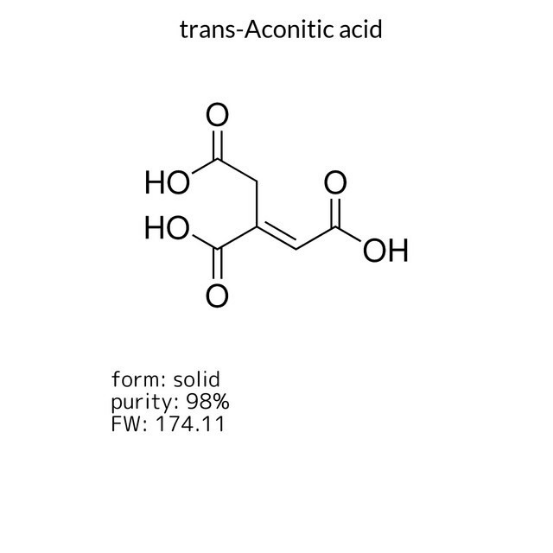 trans-Aconitic acid, 1 X 25 g (122750-25G)