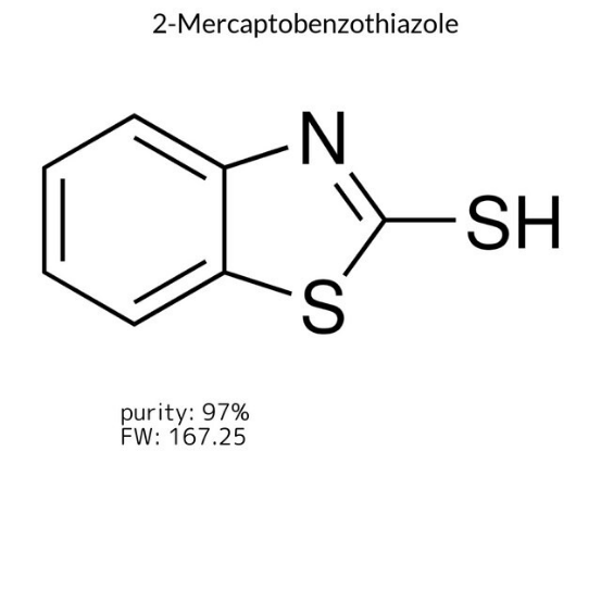 2-Mercaptobenzothiazole, 1 X 1 kg (M3302-1KG)