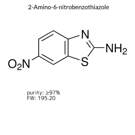 2-Amino-6-nitrobenzothiazole, 1 X 25 g (190241-25G)