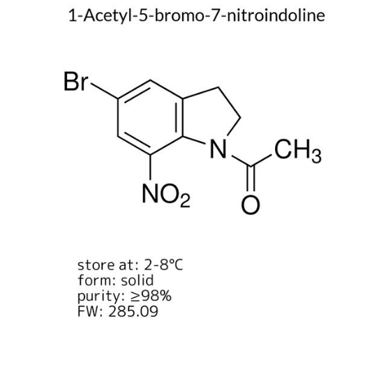 1-Acetyl-5-bromo-7-nitroindoline, 1 X 1 g (A6250-1G)