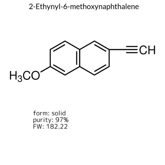 2-Ethynyl-6-methoxynaphthalene, 1 X 1 g (632635-1G)