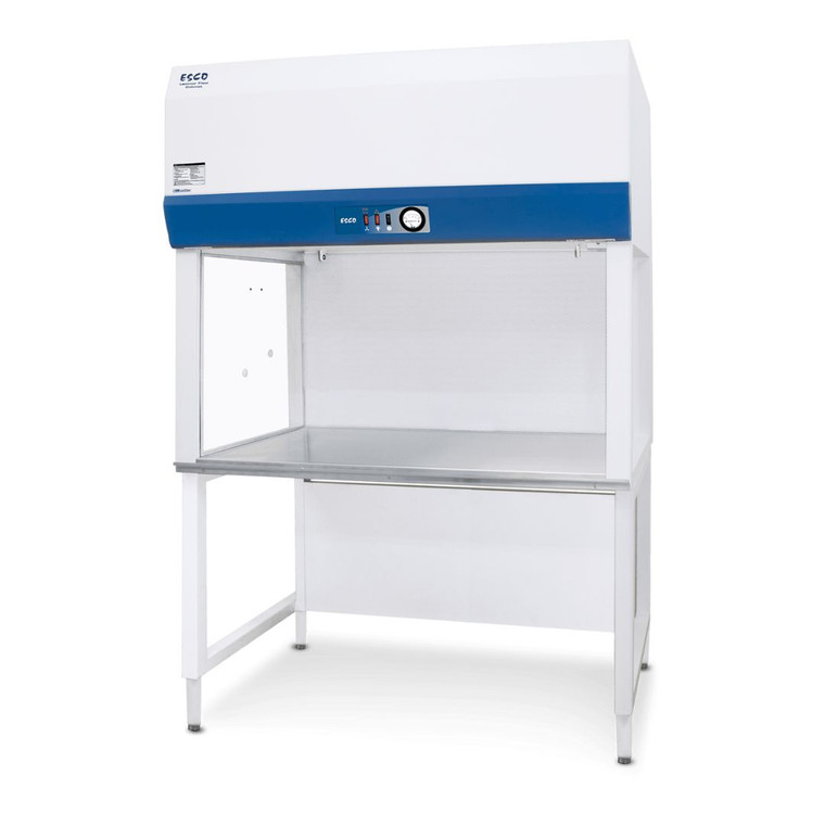 Esco® Airstream Horizontal Laminar Flow Clean Benches with Stainless Steel Side Walls, Energy Efficient ECM Blower, Simple Switch & Minihelic Gauge (LHS-4CS-F9) 4ft, 115 Volt 60 Hz