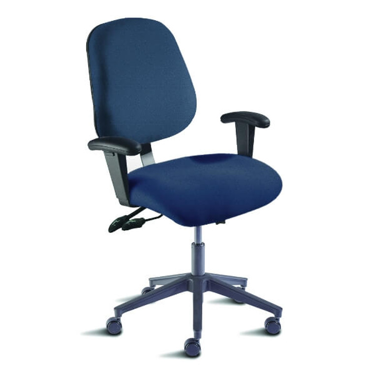 BioFit® Amherst Series Reinforced Composite Base Ergonomic Swivel Chair | Standard Components