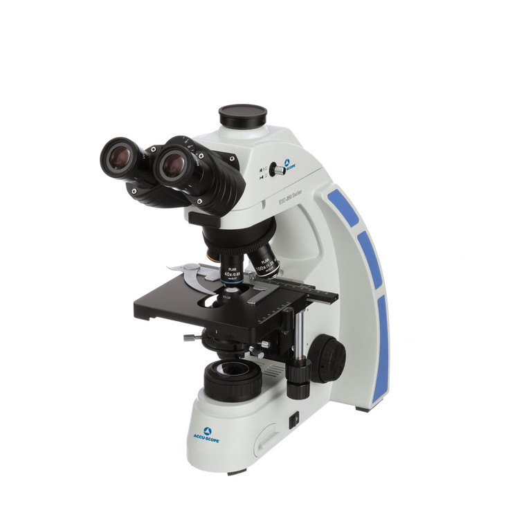 Accu-Scope® EXC-350 Upright Clinical Microscope - Trinocular, Plan Objectives
